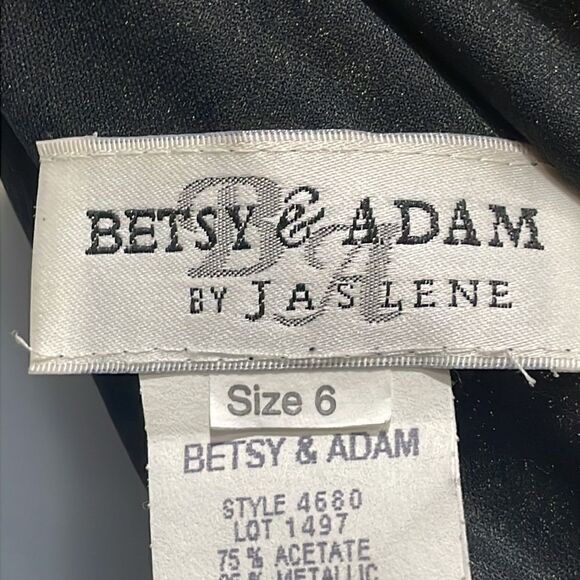 NWOT Betsy & Adam by Jaslene Sequin Jeweled Evening Dress.  Size 6 S small - Picture 11 of 13